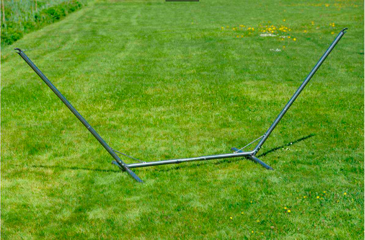 Tranquillo P98Y Supporto Universale Per Amaca In Acciaio Inox - Portata 250kg, Regolabile Fino A 294cm, Con Borsa Da Trasporto, Giallo
