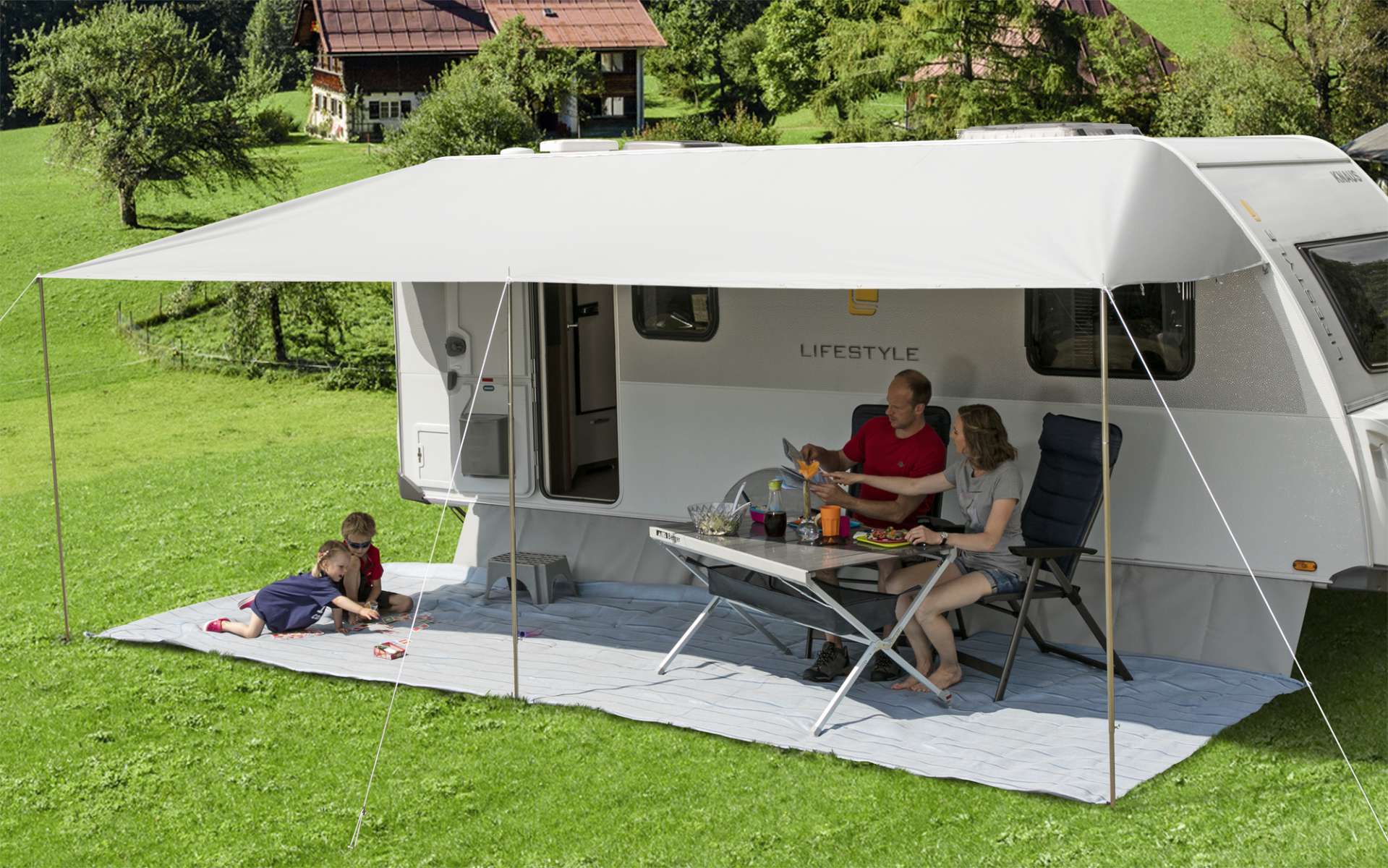 Berger Sonnendach Vario jetzt bestellen! Bergercamping.ch