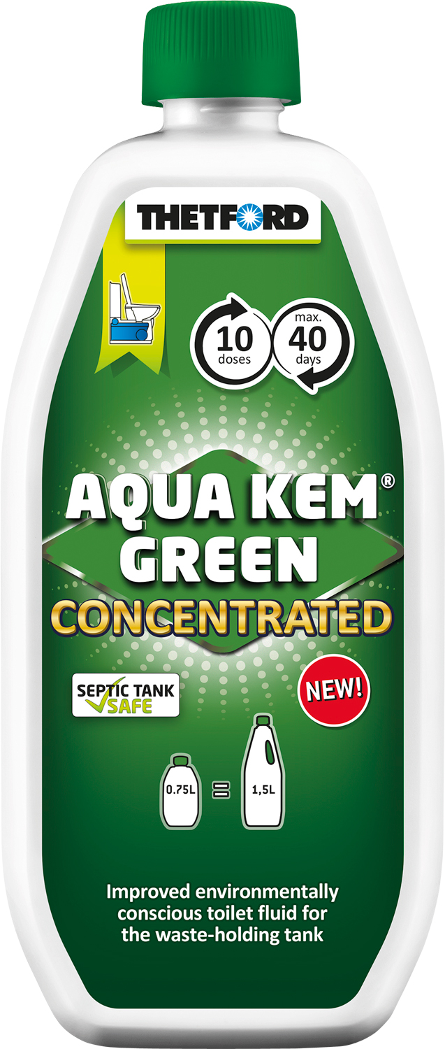Concentrated Sanitary Fluid (750ml) Thetford Aqua Kem Green