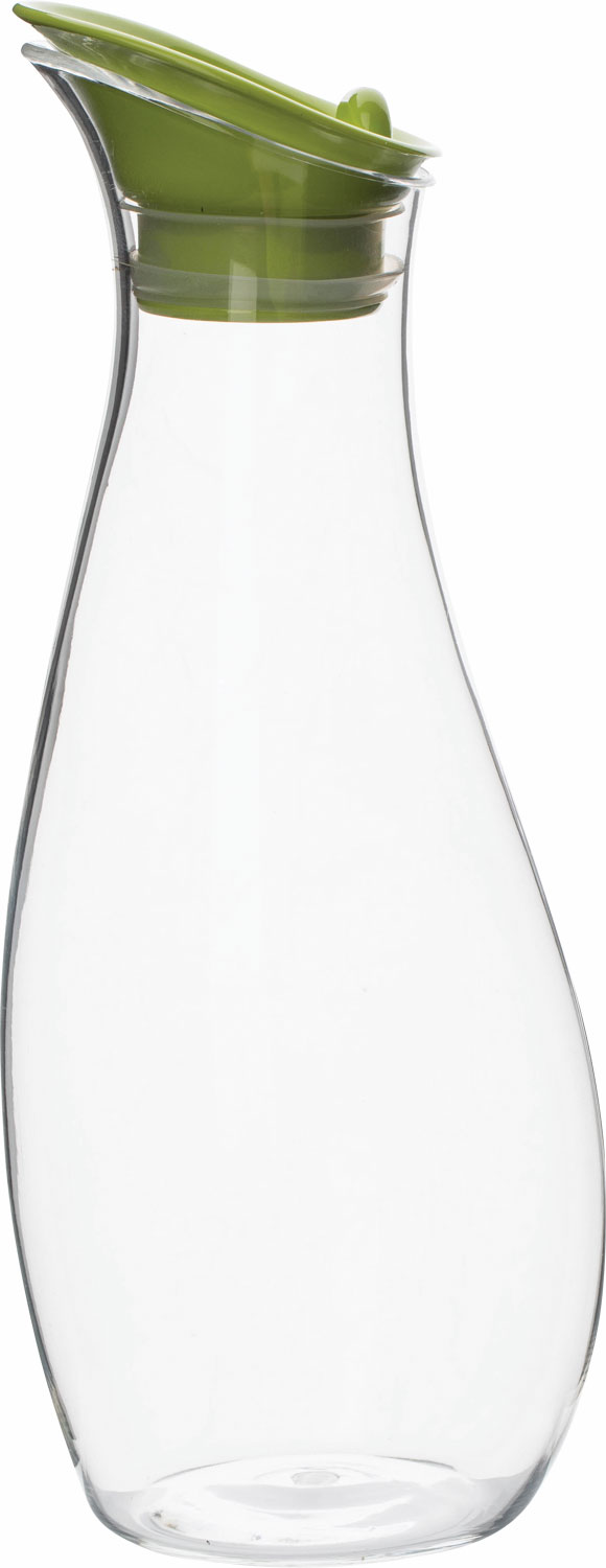 NETANY Set di 4 Caraffe in Vetro con Coperchio, Caraffa per Servizio