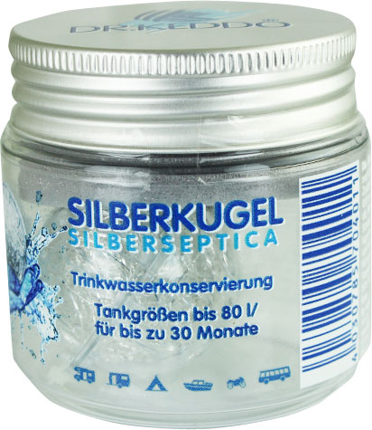 Dr. Keddo Silberkugel Silberseptica Trinkwasserkonservierung - Fritz Berger  Campingbedarf