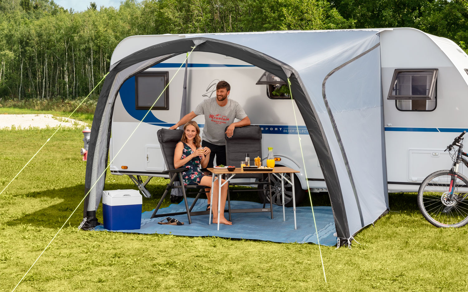Berger Sombral 3m aufblasbares Sonnenvordach Wohnwagen Vordach