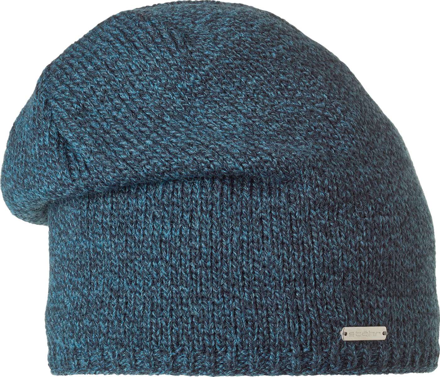 CHARM Berretto Visiera Da Cotone Organico - Cappello Maglia Uomo Chemio Calotta Mix Beige - 4