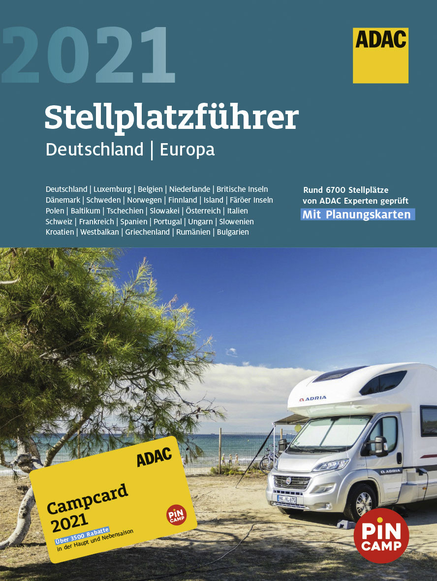 ADAC Campinggids Duitsland / Europa 2021 incl. Campkaart - Berger Camping