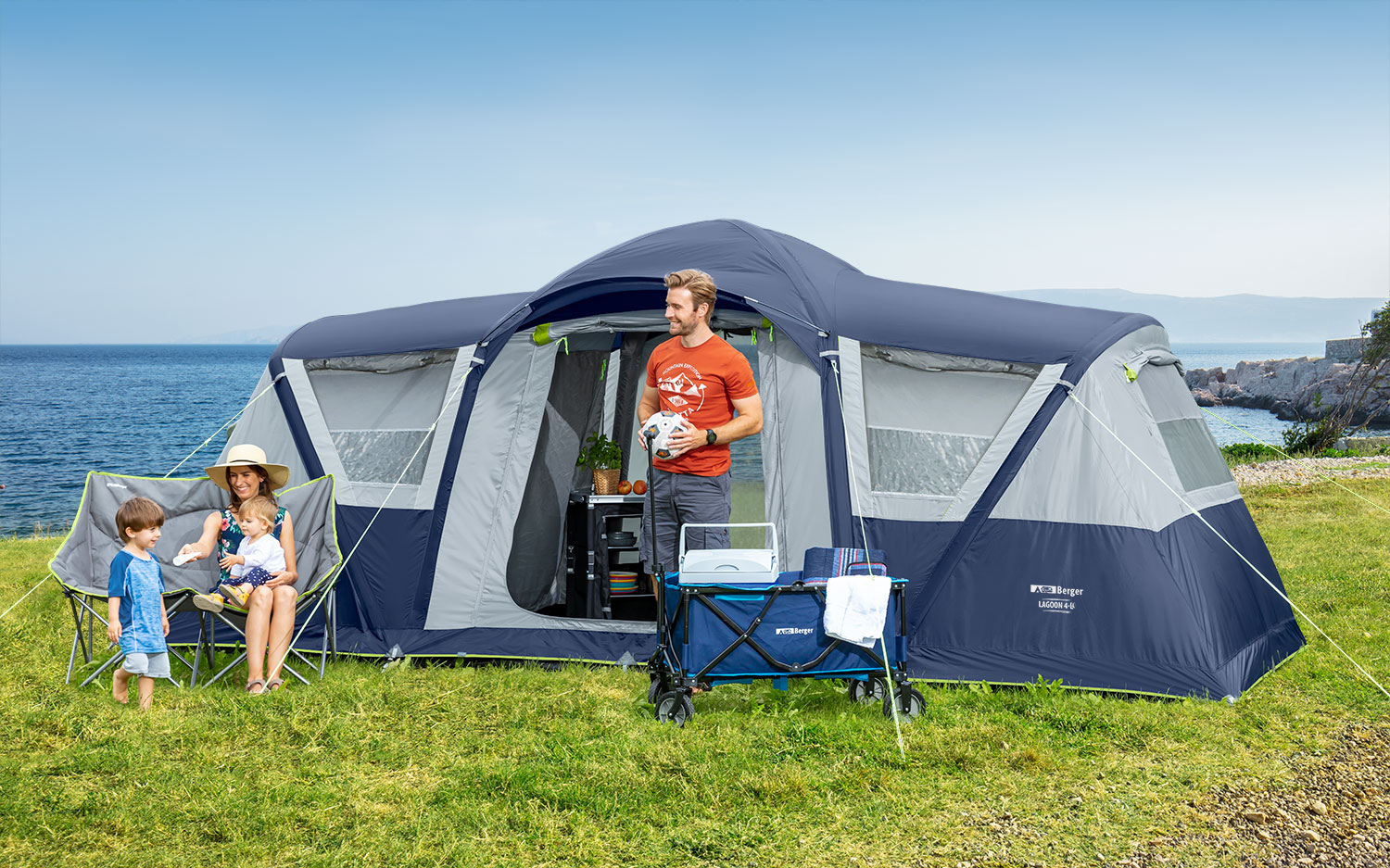 Berger Family Tent Lagoon 4 - Berger Camping