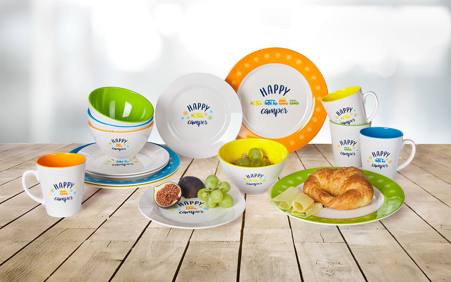 Set Stoviglie Da Picnic E Campeggio Vango Alfresco – 16 Pezzi, Leggero E Lavabile In Lavastoviglie - Foto 4