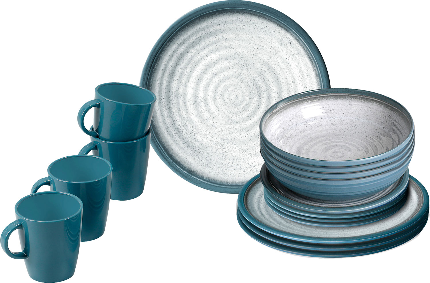 Starry Set di stoviglie | Collezione in ceramica da 24 pezzi