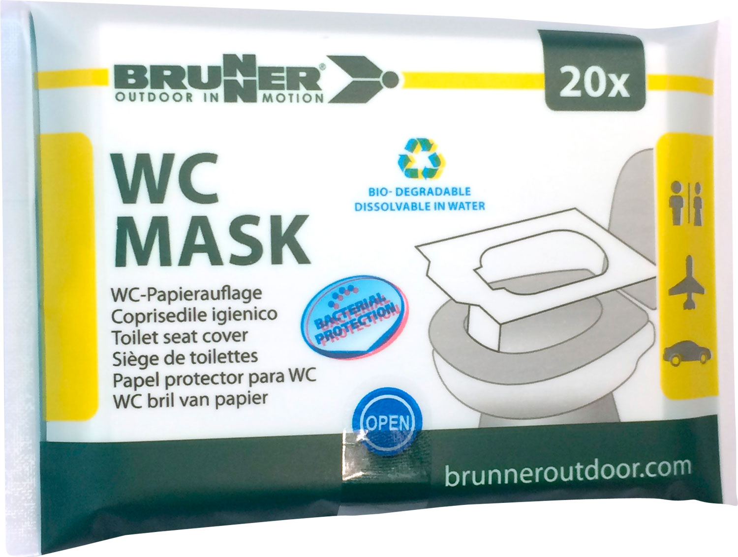 100 stuks toiletzakken voor camping, 30 l, biologisch afbreekbare toiletzakken, campingtoilet, waterdichte campingtoiletzak voor composttoilet, scheidingstoilet, toiletemmer