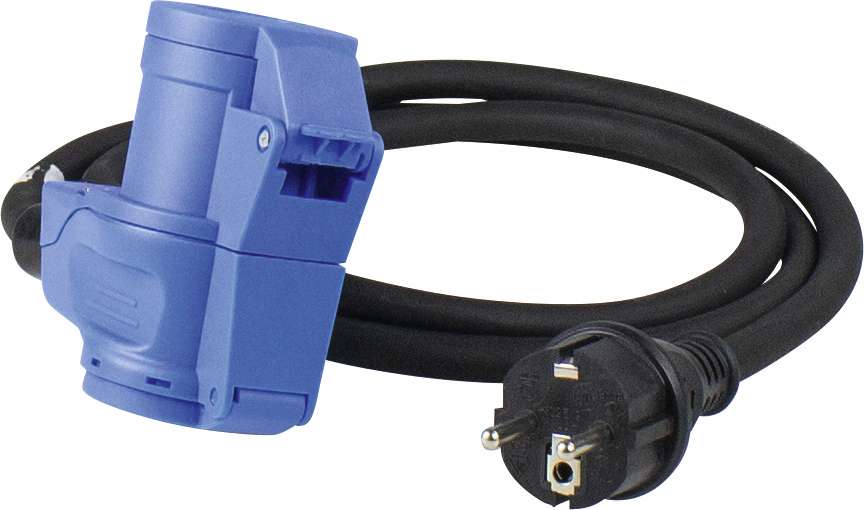 As-Schwabe Adattatore Da 7 A 13 Poli: Cavo Per Rimorchi E Caravan, 12V, 0.6m, IP44, Made In Germany, Nero 60467