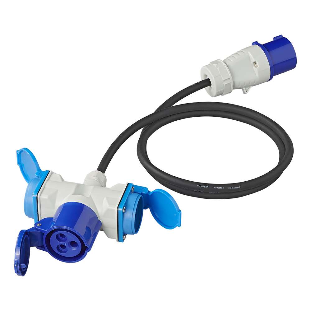 Pat Adapter PAT adapter cable 150 cm 3 x 2.5 mm² from CEE plug - Berger Camping