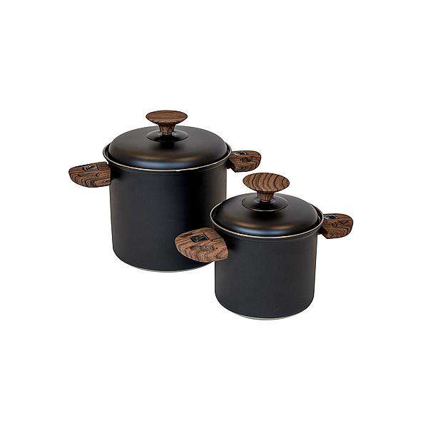 BoCamp Industrial Compact Saucepan Set 2 pezzi Berger Camping