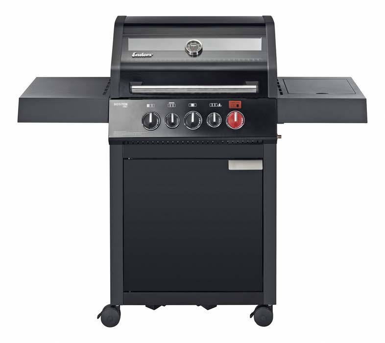 Enders Gasgrill BOSTON BLACK PRO 3 SIKR TURBO inkl. Wetterschutzhülle Accessoires de camping