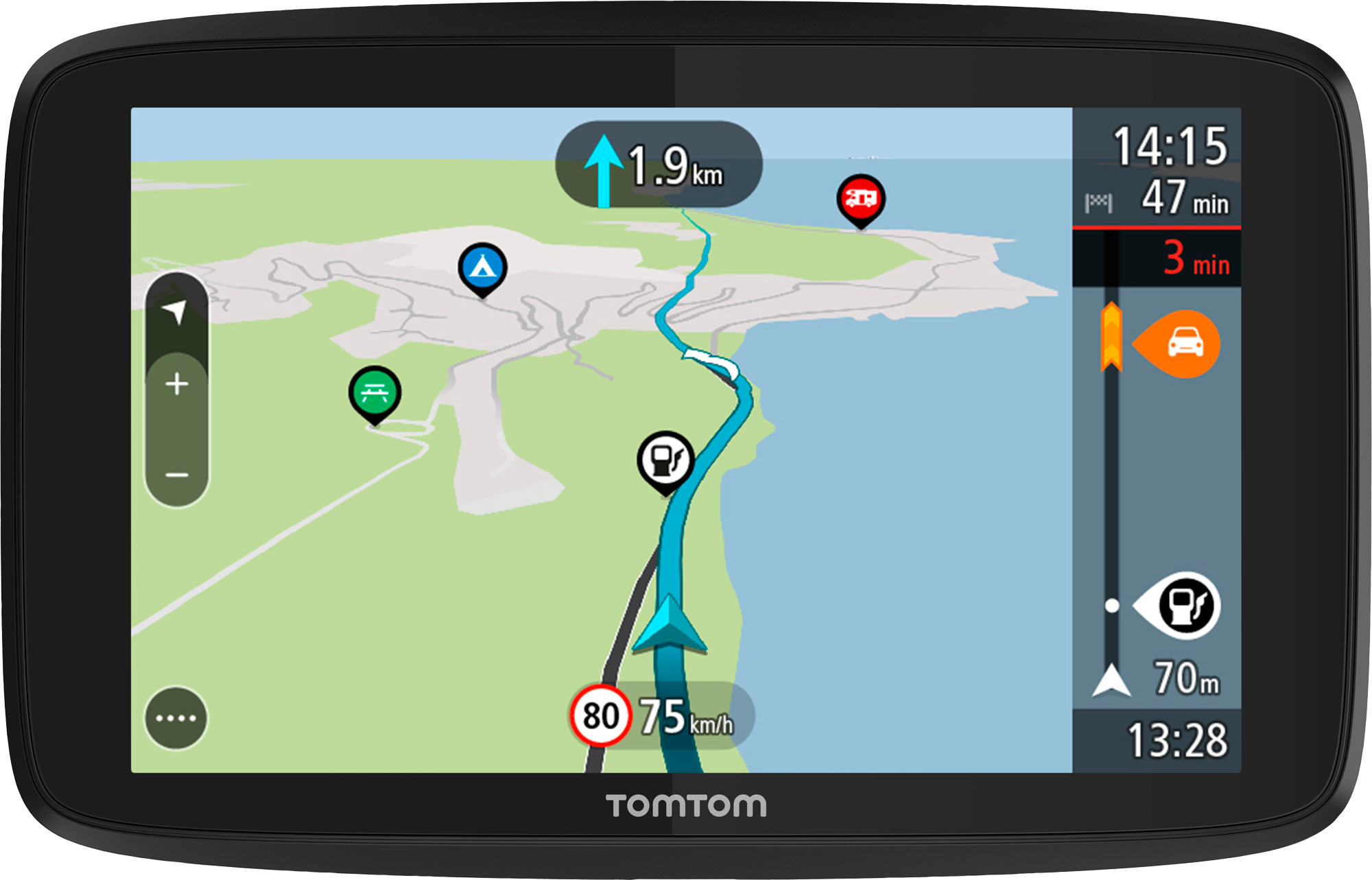 TomTom GO Camper Tour Navigationssystem Fritz Berger Campingbedarf