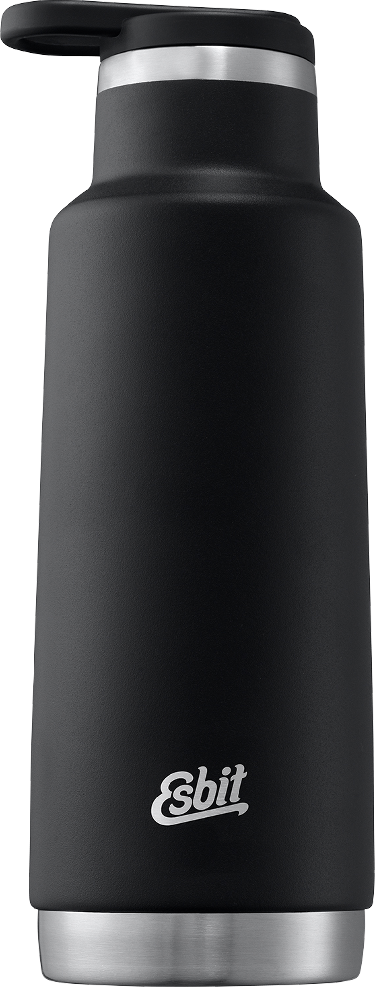 Esbit DB550PC-S Borraccia Pictor In Acciaio Inox 0,75L, Senza BPA, Con Chiusura A Moschettone, Argento E Blu