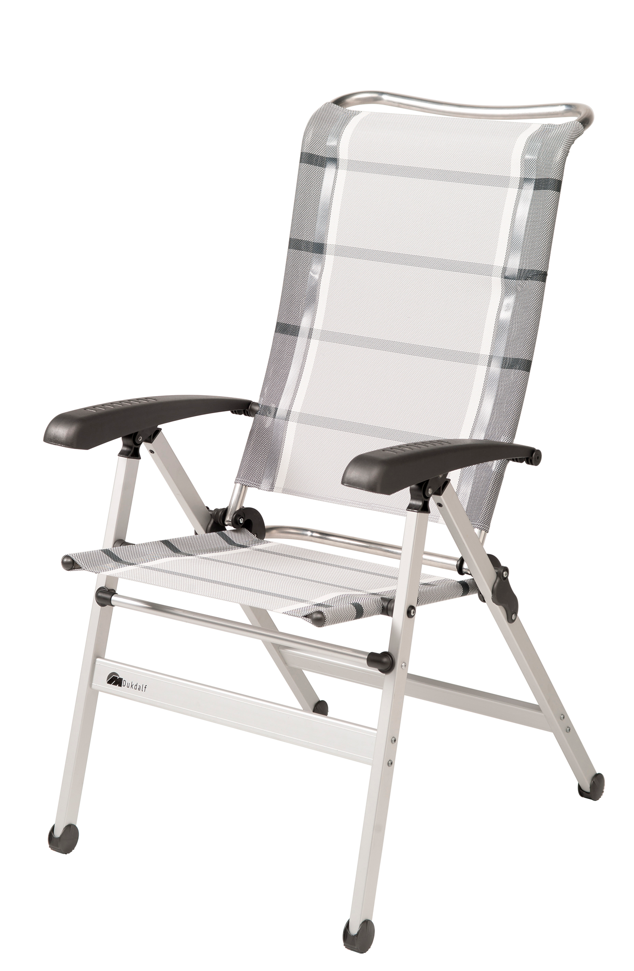 Folding Chair Silver/Anthracite Dukdalf Cha Cha 0649 - Berger Camping