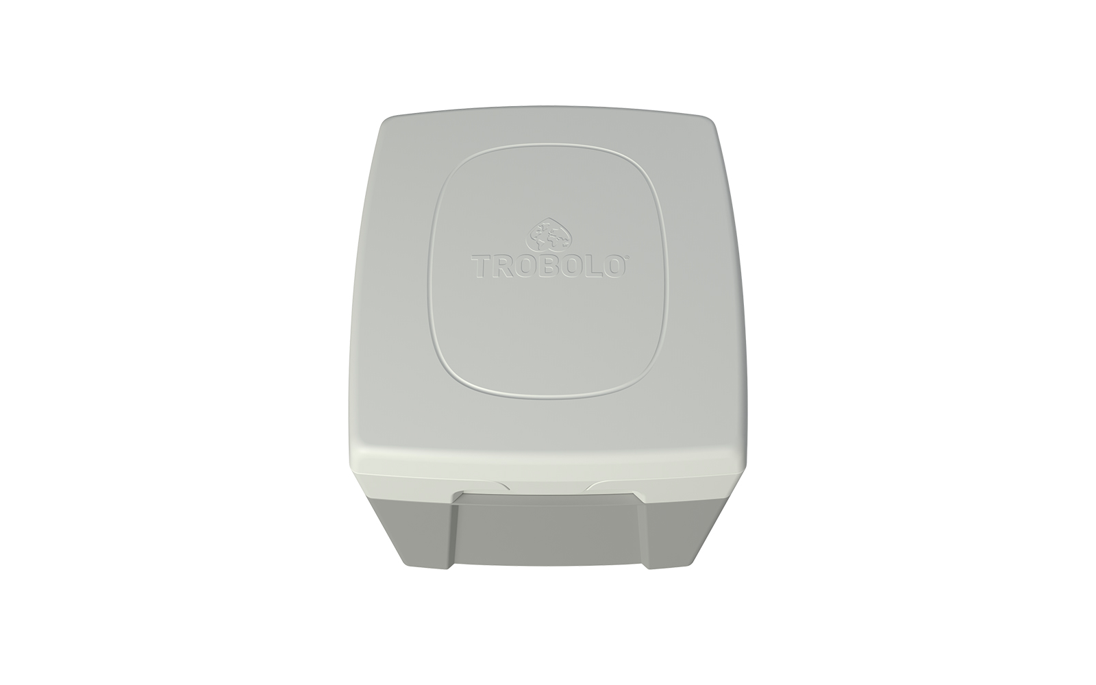 weiße quadratische Steckdosenschutzabdeckung aus Kunststoff