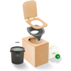 TROBOLO TeraBloem separating toilet kit without exhaust air system