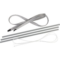 Jeu d'adaptateurs de jonc avec rail de fixation 3x90 cm pour 7-7 mm Berger