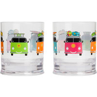 Flamefield Campers Smiles Glass Set 310 ml Set of 2
