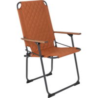 Bo-Camp Jefferson XL Industrial Klappstuhl mit Bambus-Armlehnen clay