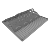 Rotho Spacewonder Dish Drainer foldable anthracite