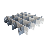 Jeu de barres de rangement pour tiroirs 8 pièces anthracite / gris Pure Light Edition Purvario