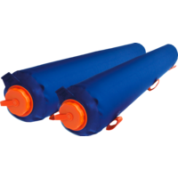 Contrapesos de patas de carpa rellenables juego de 2 PP Tube Peggy Peg