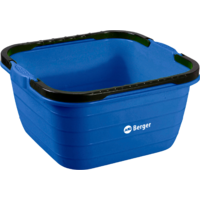 Berger Viereck-Eimer 13 Liter blau
