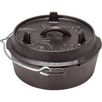 Petromax Dutch Oven Fire Pot 1.6 litre with lid and flat bottom
