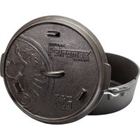 Petromax Dutch Oven Fire Pot 5.5 litres with lid and flat bottom