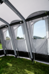 Berger Molina Air Deluxe II Aufblasbares Reisevorzelt f&uuml;r Wohnwagen, Anbauh&ouml;he 240 - 255 cm