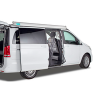 Mosquito net VanQuito MB V-Class from 2014, Vito, Marco Polo sliding door fine mesh