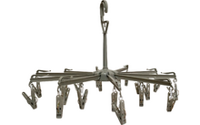 496330 - Berger Mini-Wäschespinne Kunststoff 10-armig inkl. Klammern