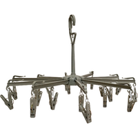 Berger Mini-W&auml;schespinne Kunststoff 10-armig inkl. Klammern