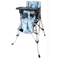 One2Stay Foldable Highchair including Tray Light Blue