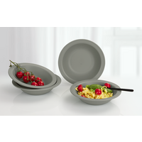 Berger Kynne Suppenteller Set 4-tlg. grau 