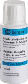Berger Wasserkonservierung Silber (ohne Chlor) f&uuml;r 1.000 l