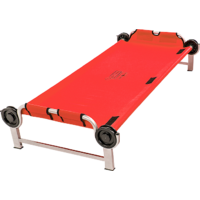 Kid-O-Bed with Straight Frame without Side Pocket Red Disc-O-Bed