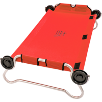 Disc-O-Bed Kid-O-Bed Einzelbett runder Rahmen ohne Seitentasche -Rot