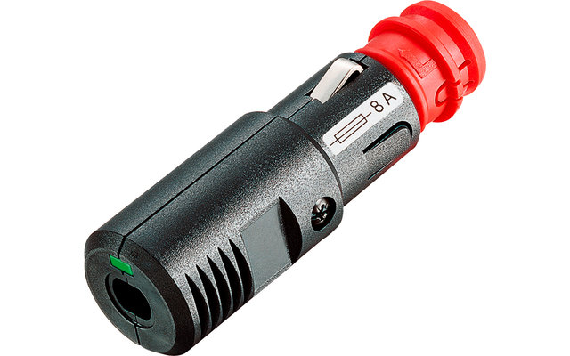 12-24 volt safety universal plug with LED display