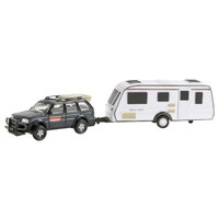 Coche con caravana