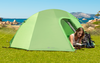 Mountain Guide Nola II Alu Trekkingzelt hellgrün für 2 Personen