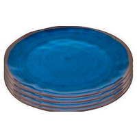 Bo-Camp Halo Fr&uuml;hst&uuml;cksteller 4 St&uuml;ck blau