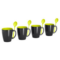 Gimex Mugs, Lime, Set of 4