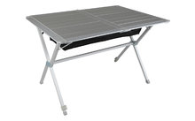 Berger Table à plateau enroulable en aluminium 115 x 78,5 cm