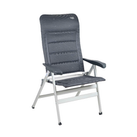 Fauteuil de camping Crespo AL-238 XL Deluxe gris foncé