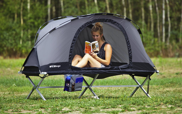 Mosquito tent for camp bed