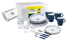 Lot de vaisselle (38 pièces) Brunner Blue Ocean