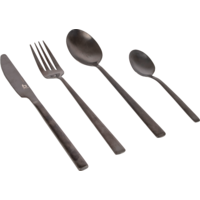 Set de couverts Bo-Camp Industrial en acier inoxydable 16 pcs. noir