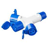 Distributeur 3-fois 16A CEE PAT